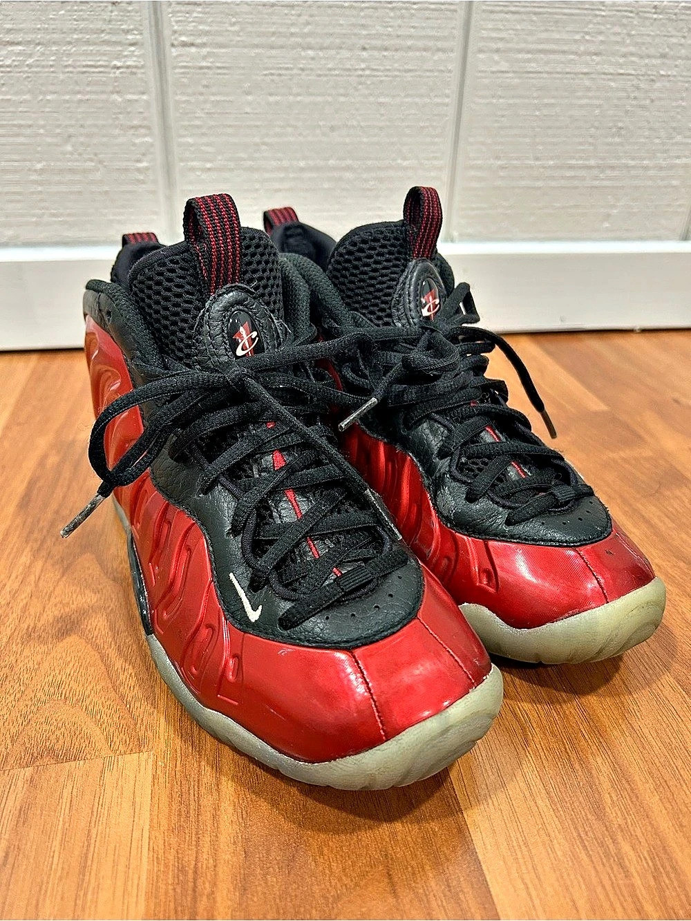 Nike Air Foamposite Pro Red Black US 4Y Sneakers